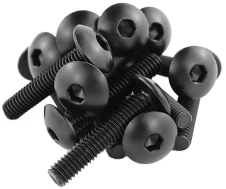 Completo pacchetto di fissaggio con spazzolini, lavastoviglie, grammetti, nubi buoni, riteneri di pressione compatibili con AN650 650 2003-2018(Black)
