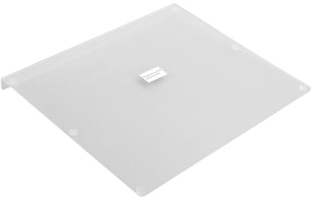 Hamwesh Tabla de Cortar Acrílica, Tabla de Cortar Transparente de Diseño Transparente Antideslizante, de de Cocina con Borde de Encimera para Protección de Encimera y Preparación de Alimentos