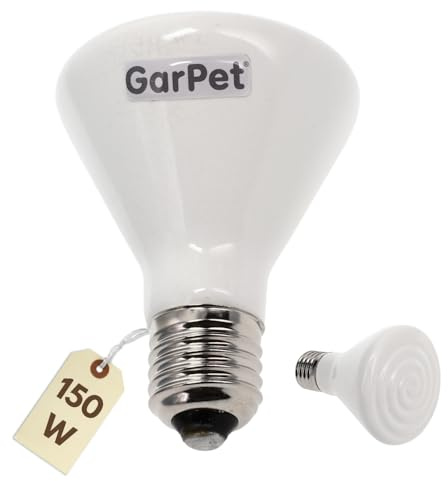 Wärmelampe Terrarium Lampe Dunkelstrahler für Vögel Keramik E27 Infrarot Lampe Hühner Heizlampe Reptilien Wärmelampe Schildkröten 100 W