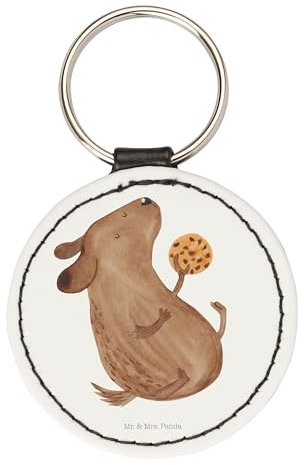 Mr. & Mrs. Panda Schlüsselanhänger Hund Keks - Geschenk, Schlüsselaccessoire, Leckerli, mini, Taschenanhänger, schlüsselbund anhänger, Hundeleckerli, Hundebesitzer, glücklich, Hungrig