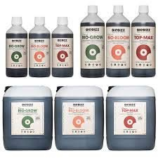 BioBizz - Organic Starter Packs of 1L & 5 Litre Nutrients & Soil Hydroponics (Bio Grow&Bloom + Top max 1L)
