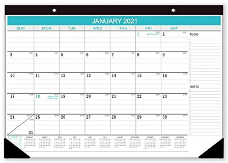 Kalender Kalendarien 2021 Einfache Wandkalender wöchentlich monatlich Planer Agenda Organizer Home Office Hanging Wall Calendar Daily Planer Planer Kalender Terminkalender (Color : Blue)