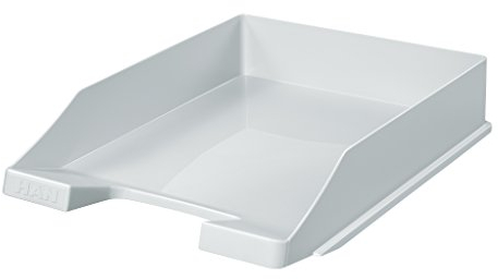 HAN Briefablage KLASSIK, 20 STÜCK Schreibtisch Organizer, Bürobedarf, Ablagefächer, Büromaterial, Briefkorb, Dokumentenablage, bis Format A4/C4, 1027-X-11, lichtgrau