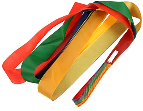 Regenbogen Bänder Kinder Tanz Band Kinder Jongliertücher Gymnastikband Kinder Rainbow Ribbon Rhythmik Band Regenbogen Tücher Für Kinder