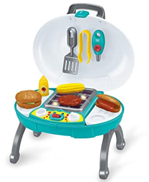 Teorema 67060 - Klappbarer Kindergrill mit königlichen Funktionen und Zubehör