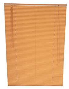 Oypla 100 x 150cm PVC Teak Wood Grain Effect Home Office Venetian Window Blinds with Fixings