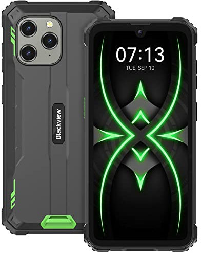 Blackview BV5300Pro Telephone Portable Incassable Android 12, 7Go+64Go ROM/TF-1To, 6580mAh Batterie, 13MP+8MP Caméra, 6.1''HD+Smartphone Incassable, Dual SIM/Face ID/NFC/GPS/2Ans Garantie
