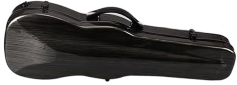 HDYNUZ Geigenkoffer in voller Größe, Leichter Rucksack. Geigen-Hartschalenkoffer aus Kohlefaser, leicht und komprimierbar, Flugzeugversand (Color : Black A, Size : 1/4)