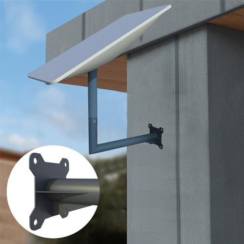 HOVCEH Starlink Halterung, 11.3cm Wandhalterung Kompatibel mit Starlink, Starlink Lange Wandhalterung, Halterung Kompatibel mit Starlink, Haushalt Außen Star-Link Dish Wandhalterung(Lang)