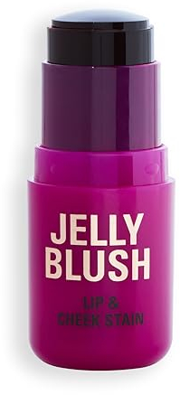 Revolution Beauty, Jelly Blush Stick für Lippen & Wangen, Langanhaltend & Aufbaubar mit Hyaluronsäure & Aloe, Vegan & Ohne Tierversuche, Kirschrot