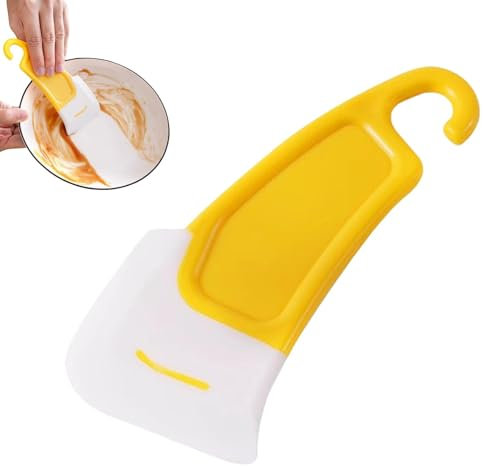 Grattoir de cuisine en silicone - Grattoir à pot - Outil de nettoyage en silicone - Grattoir de cuisine en silicone - Grattoir à vaisselle en silicone - Prise en main confortable - Pot de nettoyage