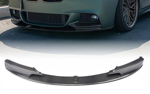 MpTuned F10 F11 Performance Carbon Look Front Bumper Spoiler Lippe für 5 Series 2010–2017, Performance Tuning 4-Türer Limousine 518i 520i 530i 540i m550i 518d 520d 530d 540d