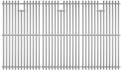 43,2 cm Edelstahl-Grillrost für Charbroil TRU Infrarot Grill Ersatzteile 463242715 463242716 463276016 466242715 466242716, Grillersatzteile für Nexgrill 720-0882A BHG 720-0882A BHG 720-0882