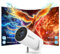 Premium Mini Projector Upgraded 720p HD & 4K Support, Portable Projector with WiFi 6 & Bluetooth 5 Auto Keystone Correction, for Android, USB, HDMI TV Stick 12,000 Lumens 180°Rotation