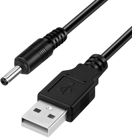 poeland USB to 5V DC Power Cable, USB to DC 3.5 x 1.35mm Power Supply Cord Charging Cable for Electric Toothbrush, Fans, Speakers, LED Light (1M)