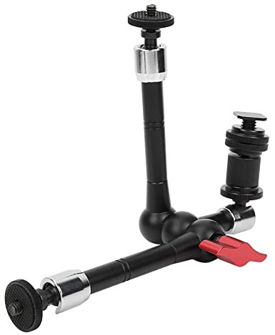 Reibungskamera Arm, Artikulierende Reibungsmagie Armkamera Magic Arm 11 Artikulierung von Reibungsmagie mit Klemme für SLR -Kameras Mikrofonmonitor