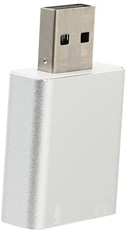 SHINEOFI Adaptateur Audio USB Externe avec Micro et Prise Casque Compatible Pc et Ordinateurs Portables Construction Durable Effets Sonores Surround Dynamiques