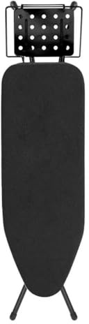 Ironing Board, 43x14 Inch Iron Board with Steam Rest, Heavy Duty Metal Frame Legs Ironing Table with Heat Resistant Cover Mat, Foldable Full Size Hanger Ironing Stand (Black, 52 L x 14 W x 34.6 H)