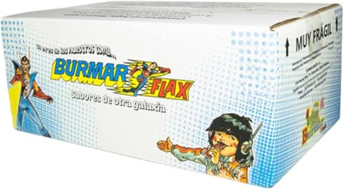 Polo Flax Burmar 135 ml | Caja 48 Unidades | Golosina Líquida para Congelar | Sabores Cola, Lima, Naranja, Limón, Fresa y Tropical