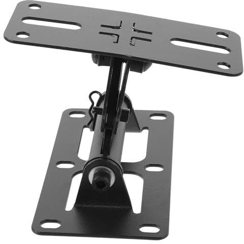 Gadpiparty Supporto per Altoparlante Centrale a Parete in Metallo, Mensola Girevole Spessa per Altoparlanti Surround, Staffa di Montaggio per Sistemi Audio e Home Theater