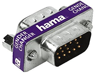 Hama Adapter/Gender Changer, 15-pin HDD Male Plug - 15-pin HDD Male Plug