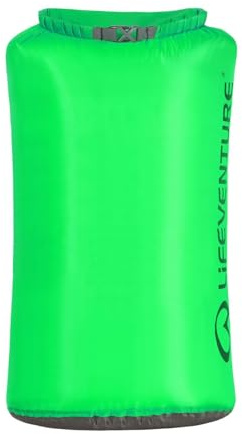 Lifeventure Ultralight 55 Litre Dry Bag, Siliconized Rip-Stop Fabric with Fully Taped Seams Lightweight Waterproof Dry Sack for Kayaking Camping Hiking Traveling Boating Water Sports
