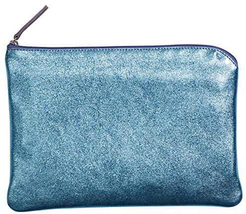 Clairefontaine 410124C Penale Miror flach 23x16cm aus Lammleder Türkis