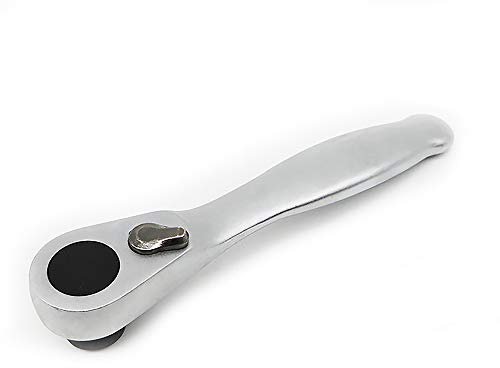 tooloflife 1/4 Inch Mini Ratchet Wrench 72 Teeth Drive Hex Bit Ratchet Tool Allen Wrench Hex Handle Lock Socket Quick Release(95mm, Single Head)