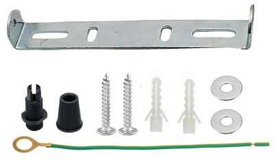 LEDSone Deckenhalterung für Lichtbefestigung, Metallplatte mit Zubehör (135 mm)