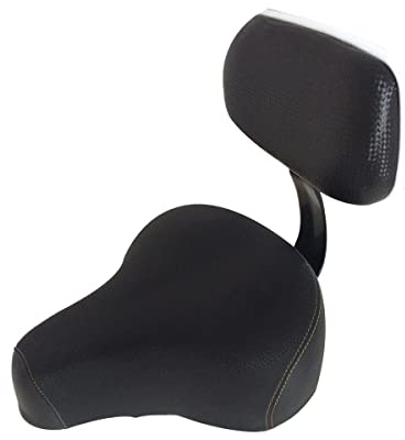 Sillín de Bicicleta, Bicicleta de Montaña Bicicleta de Carretera Sillín de Bicicleta Wide Big Bum Cojín de Asiento de Scooter eléctrico Suave y cómodo con Respaldo