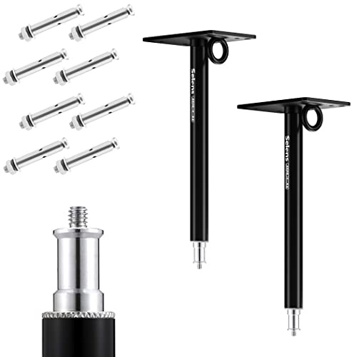 Selens 2X Cámara Brazo de Montaje en Techo de Pared Soporte Articulado | 28,5 cm, Ajustable con 1/4 Tornillo de Rosca, Wall Ceiling Boom Arm Mount para Pared y Techo Fotografía Estudio Fotográfico