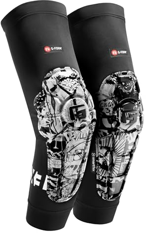 G-Form Pro-X3 Ellbogenschützer - Dirt Bike & Mountain Bike Ellbogenschützer - Fahrradzubehör - Street Art, Erwachsene XS