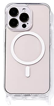 ETUUI Clear Case mit Ösen iPhone 14 Pro [kompatibel mit MagSafe] transparente Schutzhülle, durchsichtiger Rundumschutz Handyhülle für Dein Smartphone