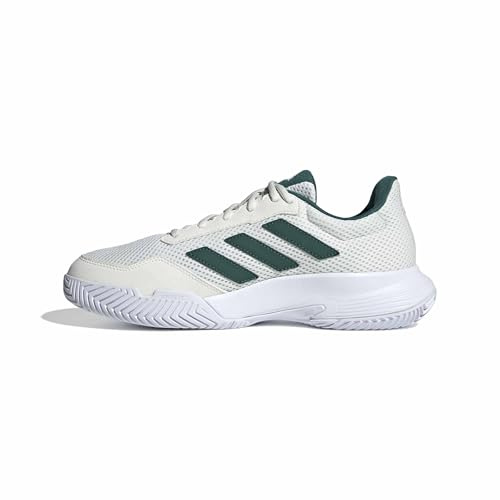adidas Unisex Court Spec 2 Tennis Shoes, off white/collegiate green/Cloud white, 44 EU