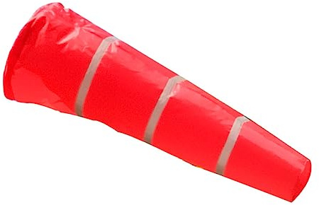 BESPORTBLE Reflektierender Windsack aus Seide Rot 150cm mit Windrichtungsanzeige Wasserabweisend und Installieren für Garten und Rasen