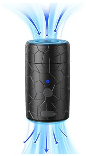 4500Pa Elektrische Luftpumpe,2500mAh Akku Luftpumpe Elektrisch für Aufblasen und Entleeren mit 4 Luftdüsen ür Aufblasbare Matratze,Boot,Schwimmring,Air Pump