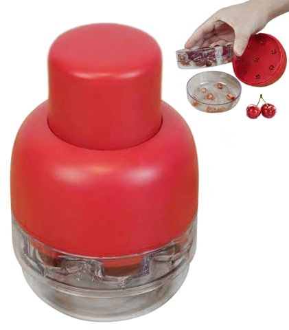 Cherry Pitter, 8-Hole Plum Pitter, Cherry Depitter, Kitchen Gadgets, Fruit Processor, Portable -Type Multi Cherry Pitter Tool for Multiple Cherries