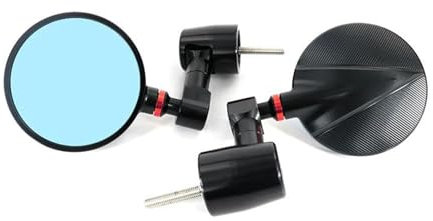 Lenkerendenspiegel Für Z125 Z250/Z250SL Z300 Z650 Z750 Z800 Z900 Z1000 Motorrad-Rückspiegel Lenkerendenspiegel Motorrad Rückspiegel(Red)