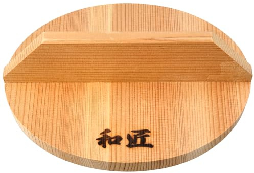 WASHO Kiso Sawara Otoshibuta, japanische Zypresse, Holz, Tropfendeckel, hergestellt in Japan, klein 16 cm