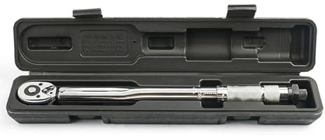 Torque Wrench 1/4'' 3/8'' 1/2'' Square Drive Torque Wrench Drive Two Way to Accurately Mechanism Wrench Hand Tool Spanner Meter Preset Ratche Easy Adjustment(One-Half Inch)