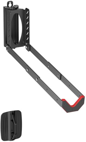 Maclean Wandhalterung für Fahrräder | Fahrradhalter klappbar mit 60° Schwenkfunktion | Fahrradträger für Garage Keller & Wohnung | Robuste Stahlkonstruktion für Räder bis 35 kg & 16-29 Zoll (1x Stück)