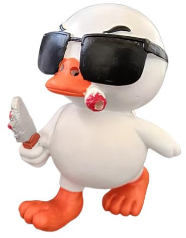 Animal Statues, Decorative Resin Duck Statue, Incense Burner Ornament Home Gift for Dining Room, Office and Bedroom