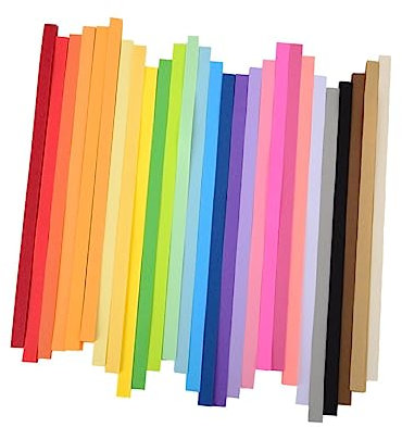 GARIOUANS 1080stücke Stern Faltpapier in Farben Für Diy-bastelprojekte Reißfestes Origami Stern Papier Für Junge Mädchen