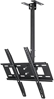 GDMDPTE Tv Stand Tv Wall Mount Ceiling Tv Mount, Adjustable Wall Ceiling, Telescopic Height Adjustment, For 26-60 Inch Flat And Curved Tvs Up To 60Kg,1.52m