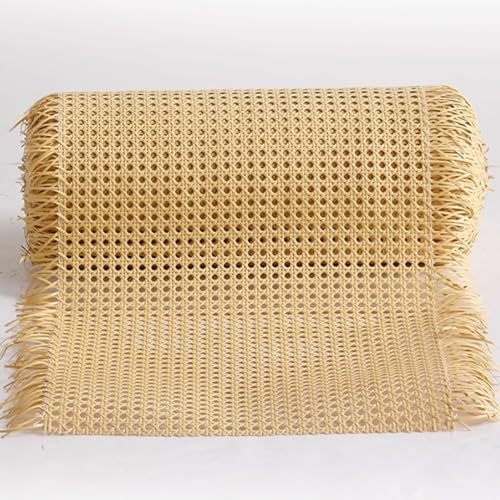 MZECH Rejilla Mimbre Natural 60 x 150cm, Ratan Rollo Mimbre, Mimbre Rollo, Rattan, Rollo Ratan, Ratan por Metros, Rollo de Mimbre para Muebles, Armario Ratan, Silla Ratan Aparador Cabecero(35x100cm)