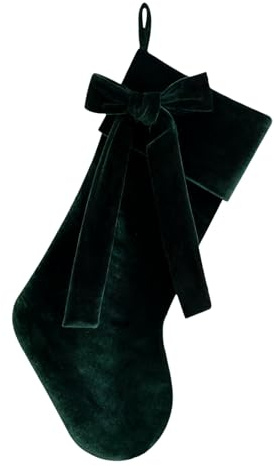 Calza Befana Personalizzata Velluto Calze Natalizie da Appendere con Nome Calza Befana Vuota Idea Regalo per Epifania Natale Decoraizione Natalizia Calendario Avvento Calzini per Camino