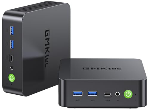 GMKtec K17 Mini PC Intel Ultra 5 226V avec 2.5G LAN | Alimentation PD (8K/8T jusqu'à 4,5 GHz),16 Go DDR5 8533, 512 Go SSD PCIe 4.0, Mini PC Gaming avec Carte Graphique Intel Arc 130V | USB 4.0