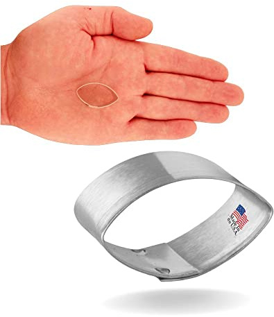 Foose Cookie Cutters Miniature Small Football 1.25 inch tall, .75 inch wide. Made in the USA