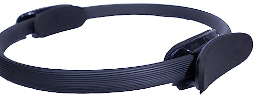Lisaro Pilates Ring | Dual-Grip | Multifunktions Fitness Trainer | Bauchtrainer | für Po Übungen | Farbe Schwarz-Rosa-Blau