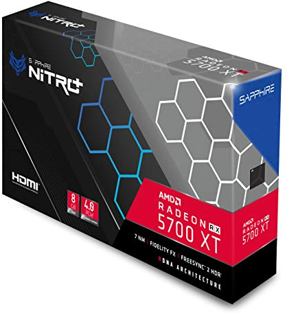 Sapphire Nitro+ Radeon RX 5700 XT 8G GDDR6 Dual HDMI/Dual DP OC (Uefi)